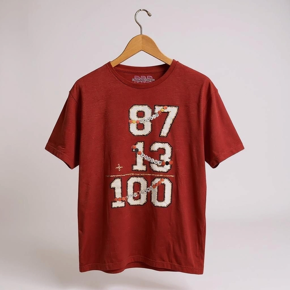 Red Short Sleeve Tee Taylor Swift Travis Kelce